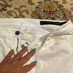 Ladies Super Skinny Armani Exchange White Jeans Size 32